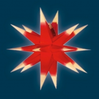Annaberger Faltstern - rot-gelb, 58 cm