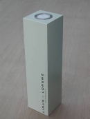 Teelichthalter Tower white
