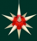 Haßlauer Weihnachtsstern chamois mit rotem Kern